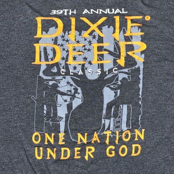 39th annual Dixie Deer Classic T-Shirt men’s soft blend XL hunting bow rifle - Picture 2 of 3